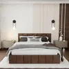 A bedroom scene featuring a bed. Produktbild-Vorschau