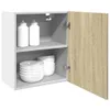 vidaXL Nástěnná skříň Lyon Sonoma dub 50x31x60 cm materiál Náhled obrázku produktu 4