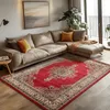 A living room with a sectional sofa and a rug. Produktbild-Vorschau