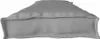 vidaXL Palettenkissen Grau 180 x 40 x 8 cm Oxford-Stoff Produktbild-Vorschau 7