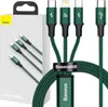Baseus Rapid Series 3-in-1 cable USB-C For M+L+T 20W 1.5m Anteprima dell’immagine prodotto 28