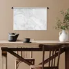 MuchoWow® Wandteppich Wandbehang Marmor - Weiß - Grau - Produktbild-Vorschau 6