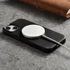 Icarer Oil Wax Premium Leather Case Skórzane Etui Iphone 14 Podgląd zdjęcia produktu 13