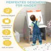GOPLUS Kinderstaffelei Spieltisch mit Stuhl, Kindertisch Produktbild-Vorschau 7