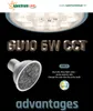 Spectrum LED GU10 6W Reflektor 550lm 38° mit Linse weiß Produktbild-Vorschau 7