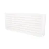 Kunststoffgitter Ausführung Weiß 290mm x 125mm Produktbild-Vorschau 1