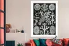 MuchoWow® Poster Moos - Botanisch - Vintage - Schwarz und Produktbild-Vorschau 2