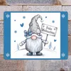 Weihnachtswichtel Metallschild XXL in 28x38 cm - Frohe Produktbild-Vorschau 2