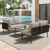 Ensemble de mobilier de terrasse 3 pièces, ensemble de Voir les images du produit 6