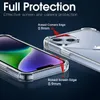 Close-up of a clear phone case showing raised edges for screen and camera protection. Produktbild-Vorschau