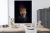 MuchoWow® Poster Trinkender Jaguar 120x160 cm - Wandbilder Produktbild-Vorschau 3