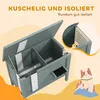 Cuccia per gatti PawHut in legno, rifugio per gatti, cuccia Anteprima dell’immagine prodotto 4