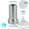 tecuro Reduziernippel für Wandarmaturen 3/4 AG  x 1/2 AG x Produktbild-Vorschau 6