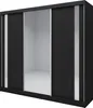 Masseno Schiebetürenschrank GRAZIA 240 cm Kleiderschrank Produktbild-Vorschau 1