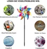 6 kusů větrných koleček odpuzujících ptáky, reflexní větrná Náhled obrázku produktu 3
