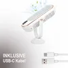 Tischventilator Akku Weiß 5 Stufen leise | 1200 mAh, LED Produktbild-Vorschau 3