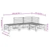 The Living Store 4-tlg. Garten-Lounge-Set Kiefernholz Produktbild-Vorschau 9