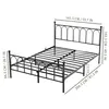 MODFU Metallbett Bettrahmen 140 × 200 Doppelbett mit Produktbild-Vorschau 6