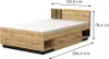 Einzelbett 120x200 CATAWBA mit Schublade - Wotan-Eiche / Produktbild-Vorschau 3