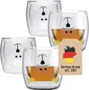 Intirilife 4x Doppelwandiges Thermo Glas Set in 230 ml im Produktbild-Vorschau 1