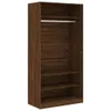 vidaXL Armadio marrone effetto rovere 100x50x200 cm Anteprima dell’immagine prodotto 10