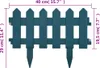 vidaXL Bordure de pelouse 25 pcs. Vert 10 m PP Voir les images du produit 9