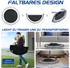 COSTWAY φ101cm mini trampolina z regulacją wysokości, Podgląd zdjęcia produktu 5
