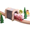Bigjigs Rail Pink Lokomotive mit Tender Produktbild-Vorschau 4