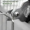 A close-up of a tool being used to fasten wire. Produktbild-Vorschau