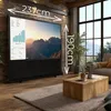 Przenośny ekran projekcyjny Maclean, kompaktowy, podłogowy, Podgląd zdjęcia produktu 7