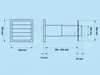 Abluft-Mauerkasten Gravity braun : Ø150 250x250mm mit Produktbild-Vorschau 4