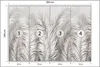 Muralo Selbstklebende Fototapete PALMENBLÄTTER Pflanzen Produktbild-Vorschau 2
