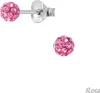 Kristall Kugel Ball Ohrstecker 925 Silber Ohrringe rund Produktbild-Vorschau 1