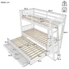 Etagenbett, 90x200 cm, Kinderbett mit 3 Produktbild-Vorschau 6