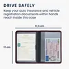 kwmobile Fahrzeugschein Hülle mit Kartenfächern - Neopren Produktbild-Vorschau 4