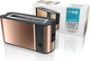 A copper-colored toaster and its packaging are displayed on a white background. Náhľad obrázku produktu