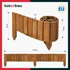 KOTARBAU® Beeteinfassung 110x15cm Rollborder Flexible Produktbild-Vorschau 3