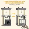 PawHut Tiragraffi per gatti da 90 cm con amaca, tiragraffi Anteprima dell’immagine prodotto 5