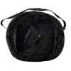 The image shows the interior of a black, plush pet car seat from a top-down view. Anteprima dell’immagine prodotto