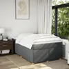 vidaXL Postel Boxspring s matrací tmavě šedá 120x200 cm Náhled obrázku produktu 3