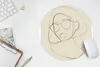 MuchoWow® Mauspad Mousepad Frau - Linienkunst - Produktbild-Vorschau 5