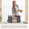 3er Set 90L Aufbewahrungsboxen mit Deckel – Faltbare Produktbild-Vorschau 9