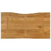 vidaXL Piano da tavolo con bordo ad albero 100x60x3,8 cm in Anteprima dell’immagine prodotto 4