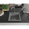 Mexen Vito granitový jednokomorový drez 520 x 490 mm, šedá Náhľad obrázku produktu 3
