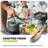 Qunature Outdoor Camping Przenośny zestaw sztućców 4 sztuki Podgląd zdjęcia produktu 5