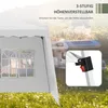 Outsunny Faltpavillon 2,4x2,4m Pavillon höhenverstellbar Produktbild-Vorschau 6