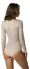 Alkato Damen Langarm Body Baumwolle Bodysuit mit Produktbild-Vorschau 3