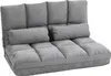 HOMCOM Bodenstuhl 2-in-1 Bodensessel Bett mit Rückenlehne 3 Produktbild-Vorschau 1