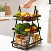 Obstkorb mit 3 Ebenen, Obstschale Halter, Gemüseregal, Produktbild-Vorschau 8