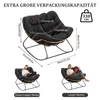 Schaukelsessel Extra groß Rattanstuhl Relaxstuhl mit Produktbild-Vorschau 2